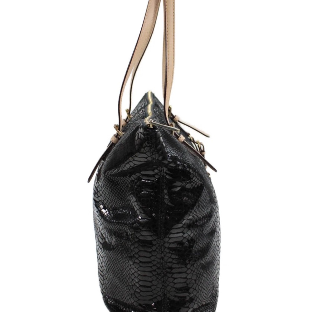 Michael Michael Kors Womens Embossed Python Zippe… - image 4